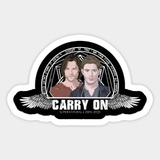 Carry On Winchesters Sticker